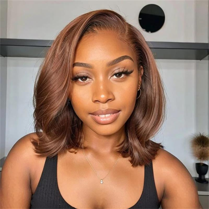 Pre-Cut Lace Wear Go Casual Bob Wig Minimalist 6X5 Lace Wigs Dome Cap Glueless with Natural Hairline Wig