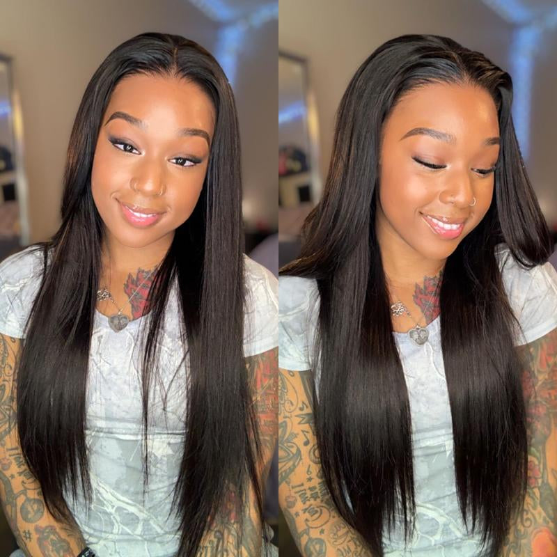 Wear & Go Glueless Wig – Pre-Cut 6x5 HD Lace, Straight Vietnamese Human Hair, Bleached Tiny Knots, Beginner-Friendly