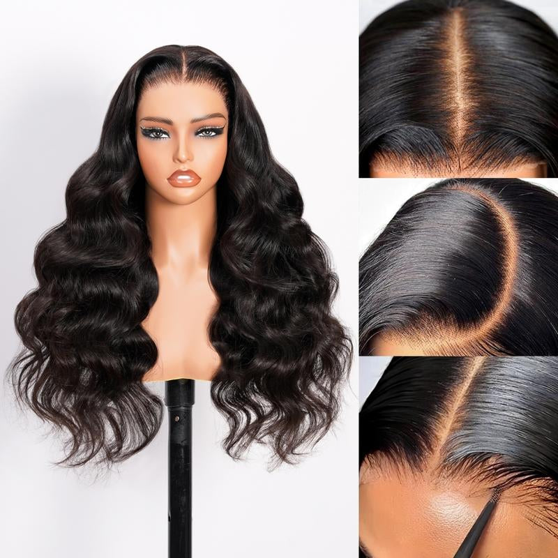 13x6 Glueless Lace Frontal Wig – Unprocessed Body Wave, Pre-Plucked, Baby Hair, 180% Density, Beginner-Friendly