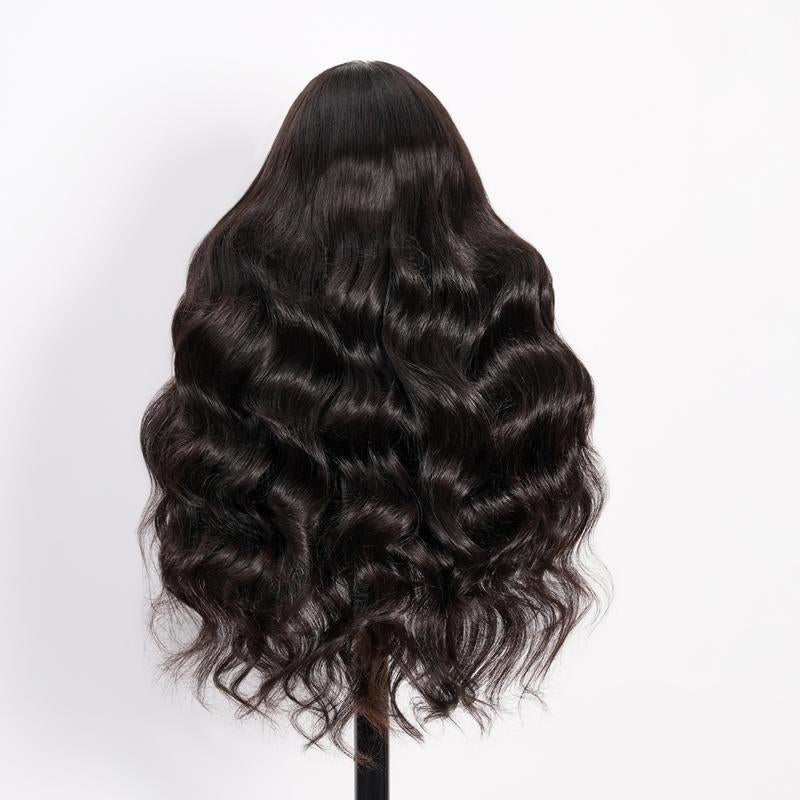 13x6 Glueless Lace Frontal Wig – Unprocessed Body Wave, Pre-Plucked, Baby Hair, 180% Density, Beginner-Friendly