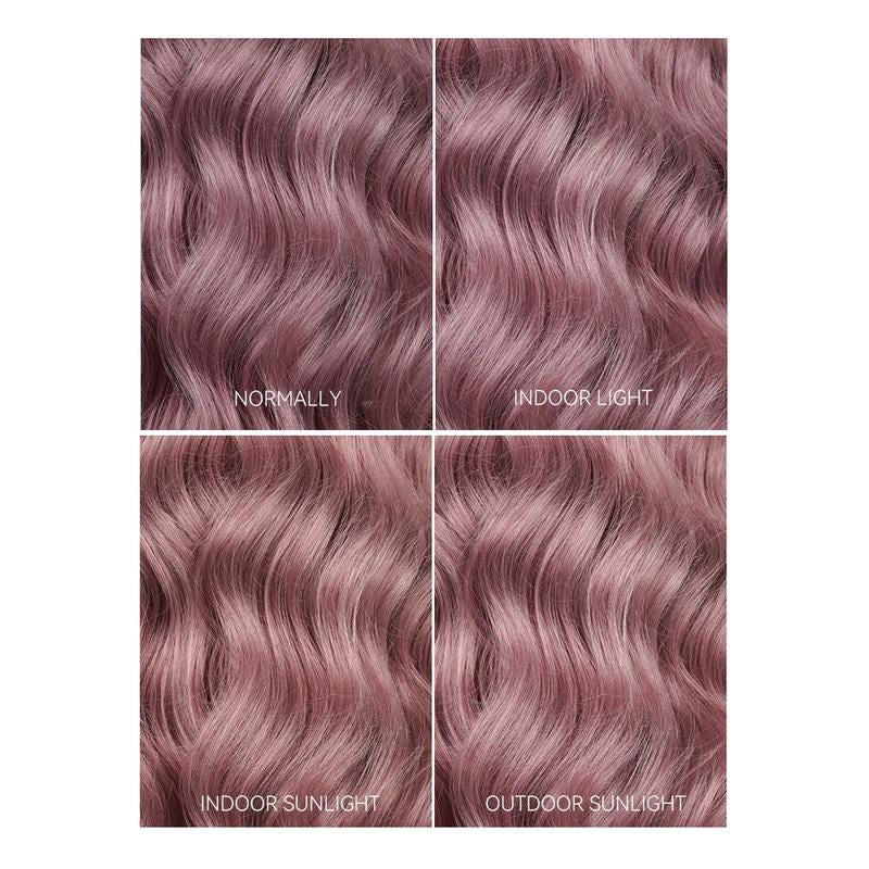 Ash Purple 13x6 Pre-Cut Glueless Lace Frontal Wig – Vietnamese Human Hair, Ear-to-Ear HD Lace, Pre-Styled with Realistic Hairline