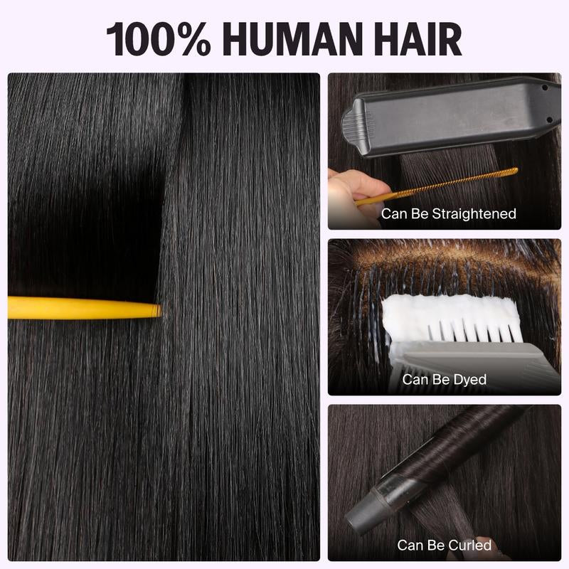 Wear & Go Glueless Wig – Pre-Cut 6x5 HD Lace, Straight Vietnamese Human Hair, Bleached Tiny Knots, Beginner-Friendly
