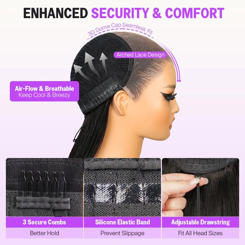 13x6 Glueless Lace Frontal Wig – Deep Curly Vietnamese Human Hair, Pre-Plucked Tiny Knots, HD Skin-Melt Lace with Drawstring