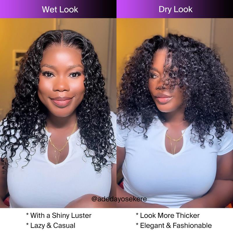 13x6 Glueless Lace Frontal Wig – Deep Curly Vietnamese Human Hair, Pre-Plucked Tiny Knots, HD Skin-Melt Lace with Drawstring